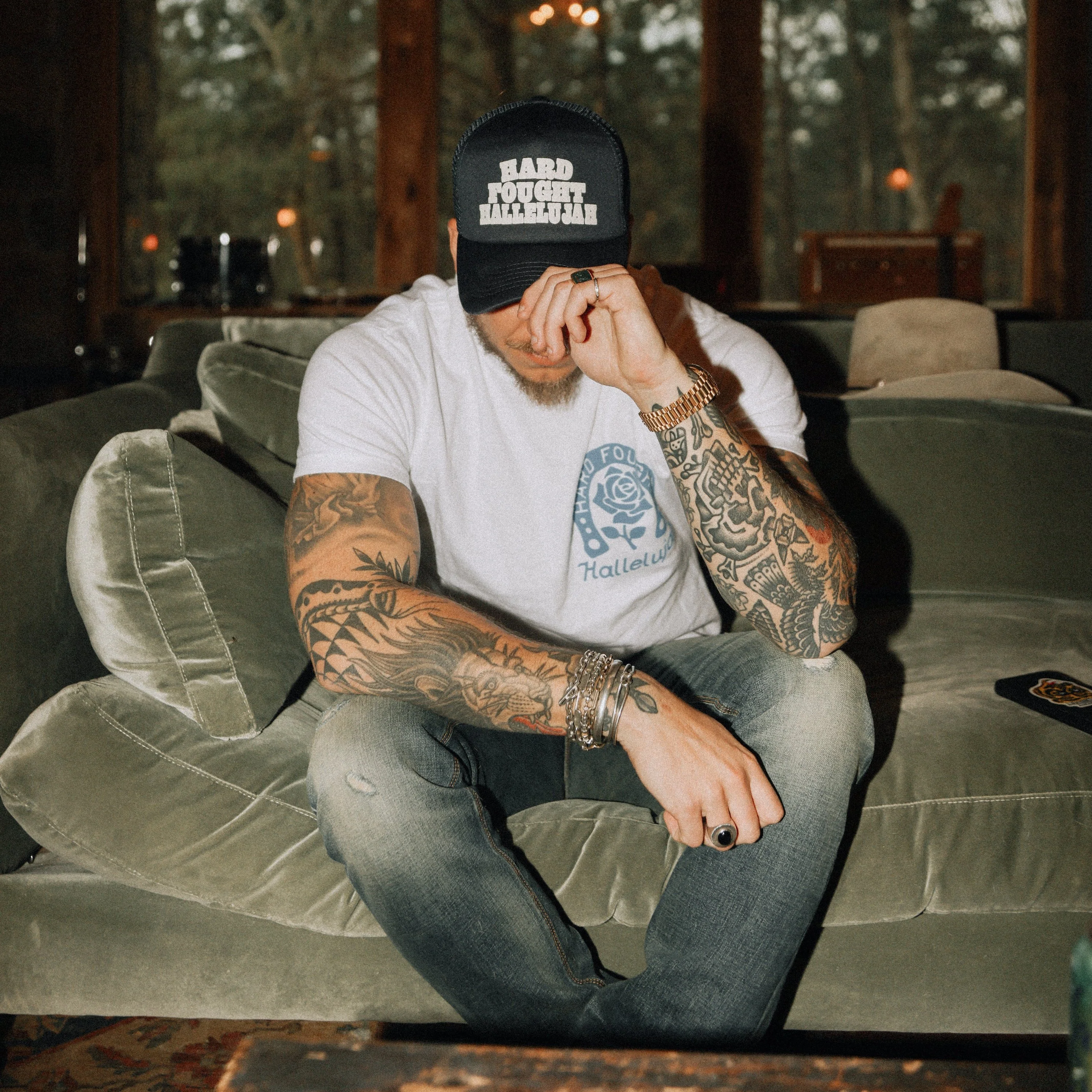 HFH Stacked Trucker Hat - Image 3